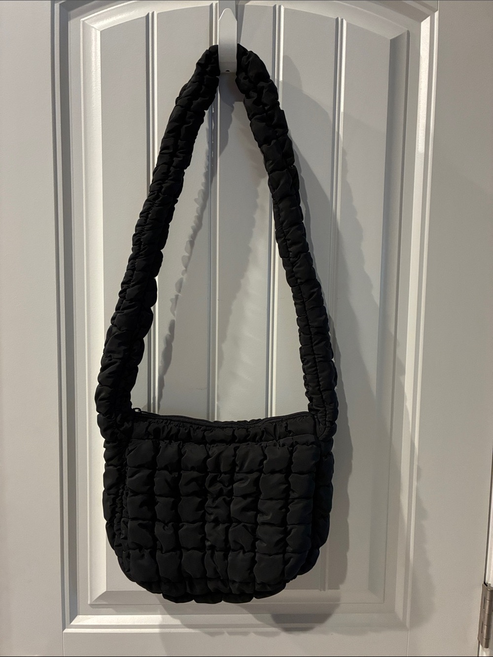 Puffer Hobo Shoulder Bag - Wild Fable Black